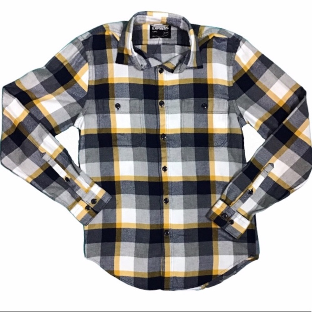 EXPRESS long sleeve flannel shirt